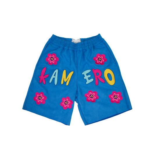 Short Suede Azul