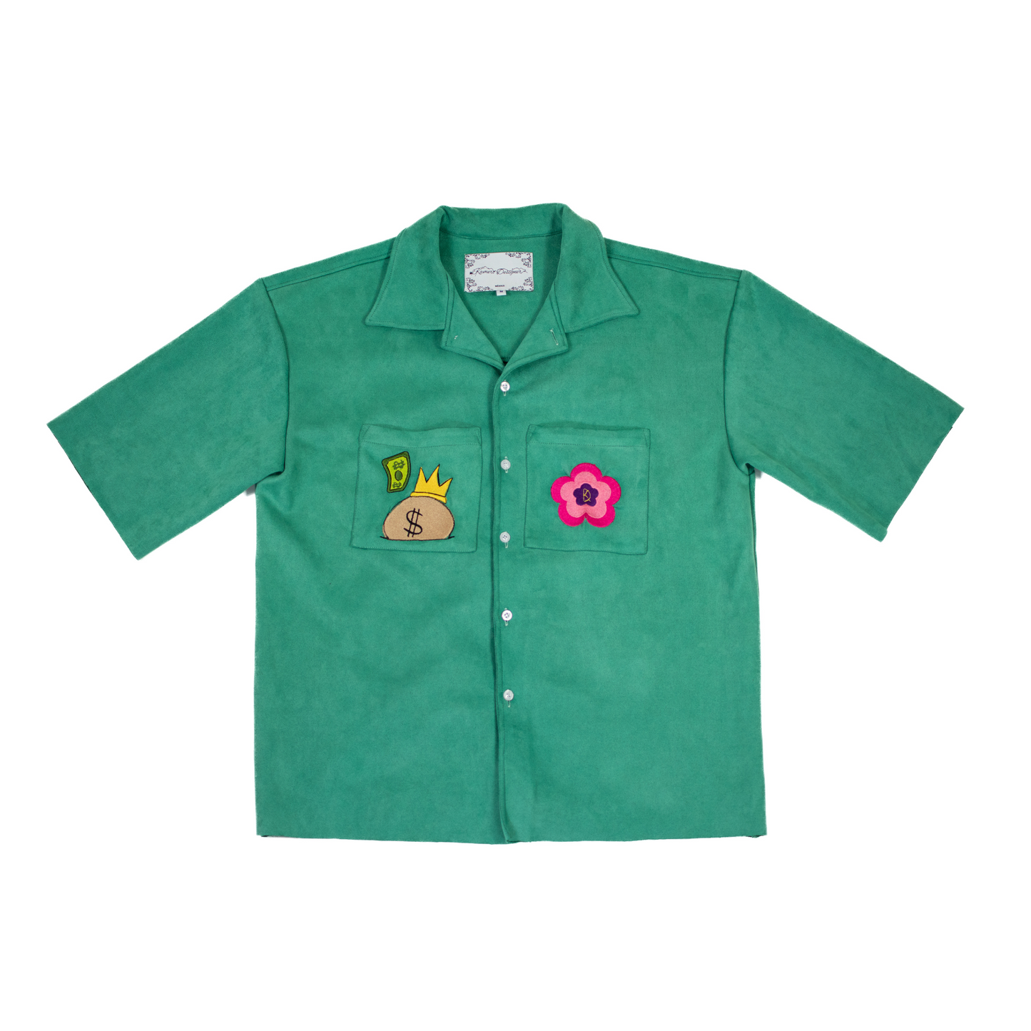 Camisa Suede Menta