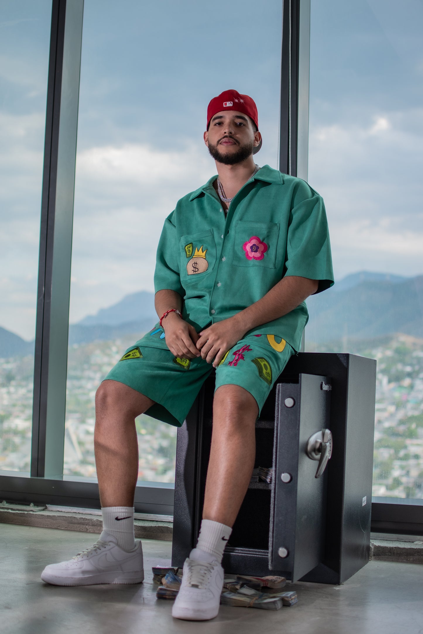 Camisa Suede Menta